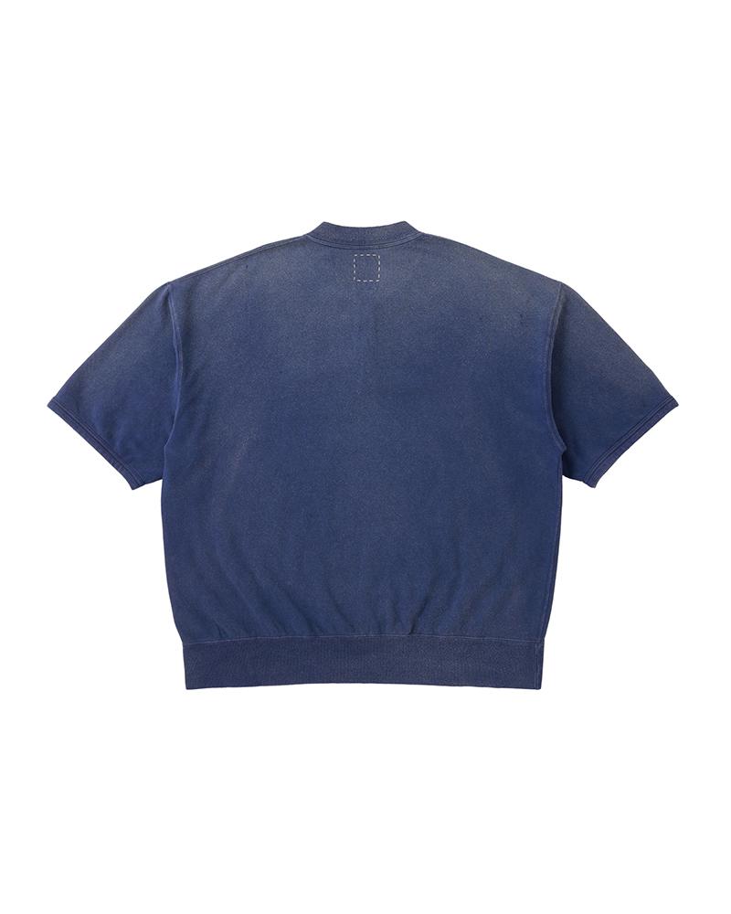 MONDO HENLEY ZIP S/S CRASH | Visvim Official North American Web Store